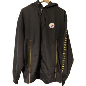 NFL Pittsburgh Steelers zip up hooded jacket size XL Steelers Football